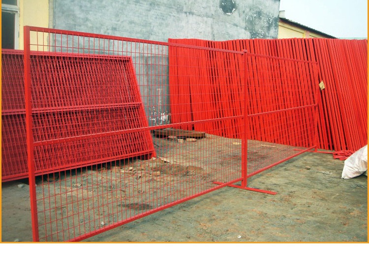 Powder Coating Canada Temporary Fencing For Warning