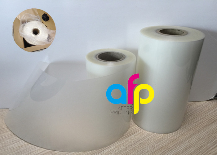 Double Sides Corona Hot Roll Laminating Glossy Film With EVA Glue