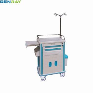 China ABS Clinical Storage Trolleys With Four Plastic Steel Columns wholesale