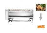 Carrot Washing And Peeling Line Vegetable Washing Machine Commercial CE / ISO