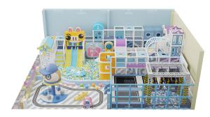 China Macaron Theme Indoor Playground Equipment Ball Pit Preschool Kids wholesale