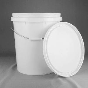 China Latex Paint Plastic Packaging Bucket 30L With Lid And Handle wholesale