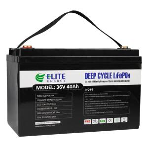 China Rechargeable Li ion 40Ah 1536Wh 36V LiFePO4 Battery Deep Cycle wholesale