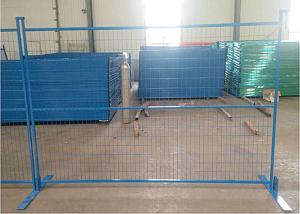China PVC Coated Temporary Fence Panels 5.0mm Wire Diameter Heat Treated wholesale