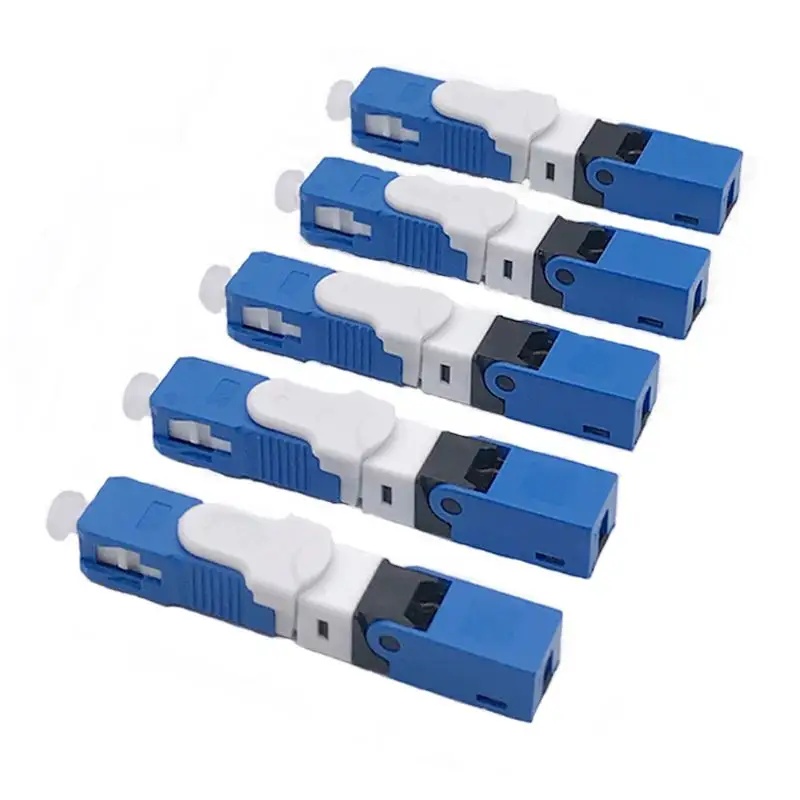 G651 G652 G657 SC/APC SC/UPC Fiber Optic Fast Connector with 20N Tensile Strength and 5