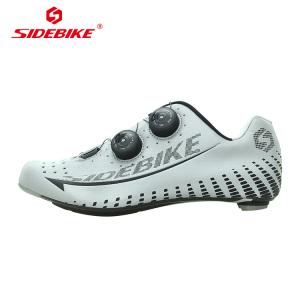 China Athletic Dampproof Carbon Fiber Cycling Shoes , Carbon Sole Road Bike Shoes wholesale
