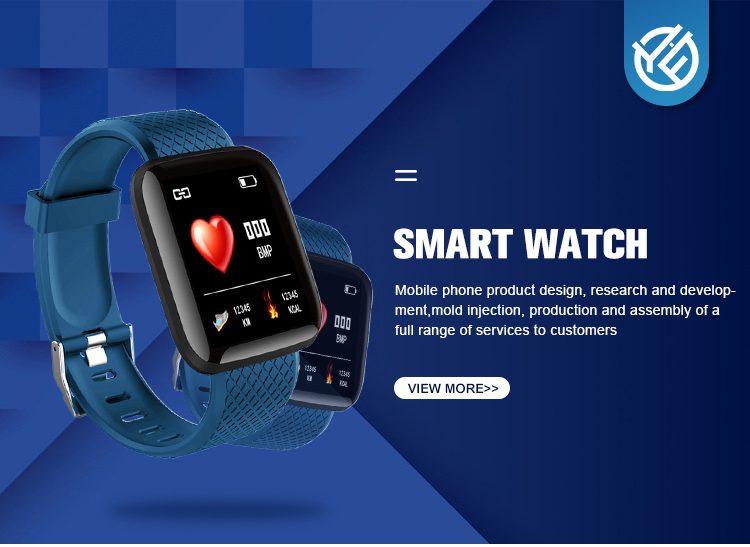 4 Colors Waterproof Fitness Tracker Smartwatch 1.3 inch Screen 44mm Strap