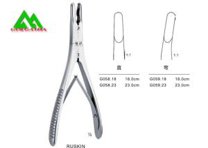 China Stainless Steel Orthopedic Surgical Instruments Bone Rongeur Forceps Double Action wholesale