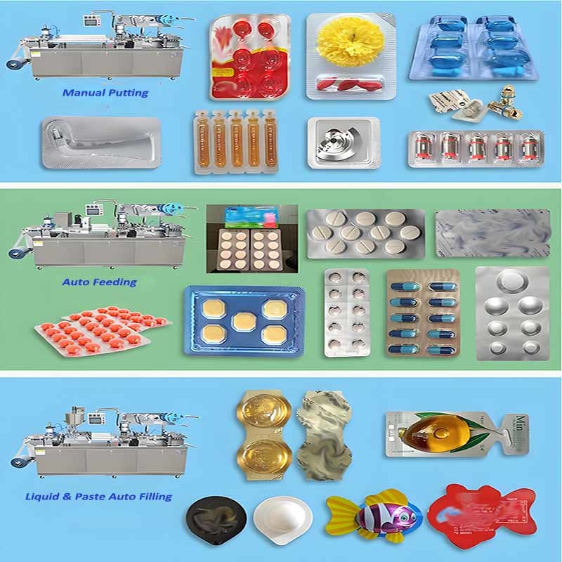 High Precisely Hyaluronic Acid Condoms Blister Packing Machine Automatic Liquid Filling