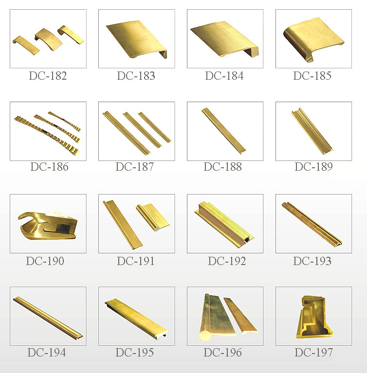 Rustproof Golden 58% Copper Pen Fitting With Special Shape