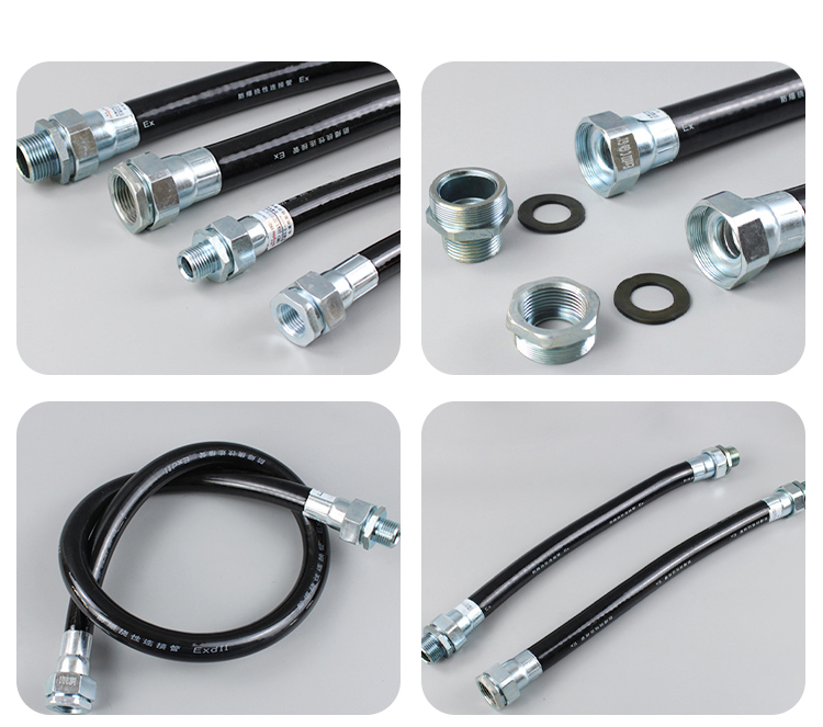 BAXIT Explosion Proof Flexible Conduit Explosion Proof Cable Gland for Coal Mining and Grain Processing