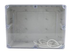 China 263*182*125mm ABS Watertight Clear Lid Enclosures wholesale