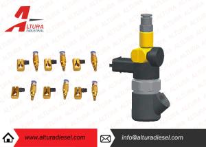 China Aviation Aluminum Injector Backflow Connector Golden For Bosch / Denso JY05 wholesale
