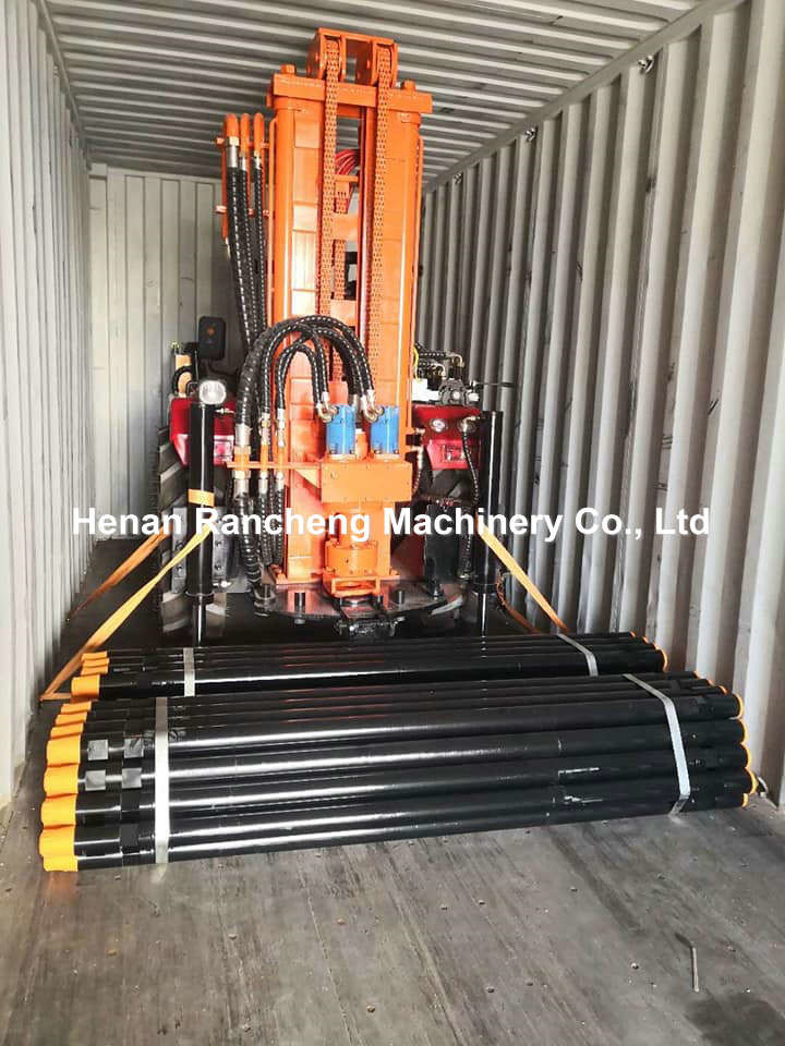 Deep Tractor Mounted Diesel Water Well Rock Drilling Machine Well Drilling Rig