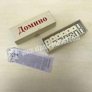 China Double Six Invisible Ink Marked Dominoes For UV Sunglasses Contact lens wholesale