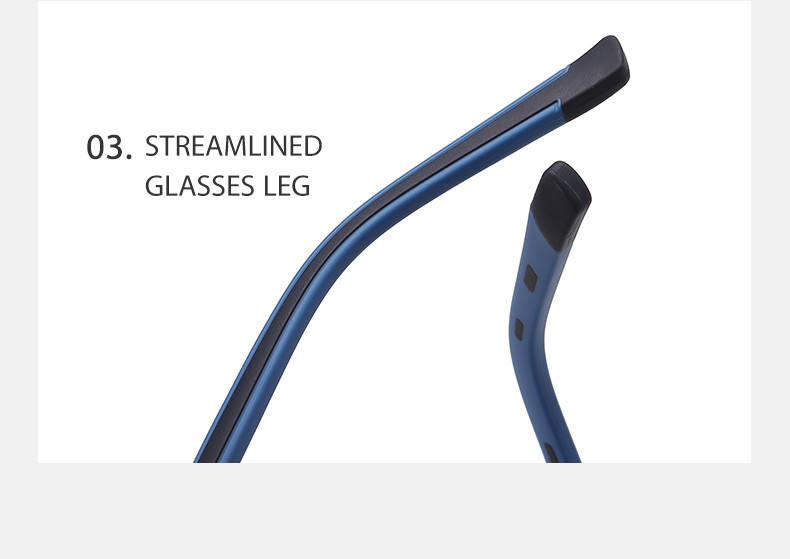 Two Color Metal Frame Sunglasses Large UV400 Protection Anti Glare