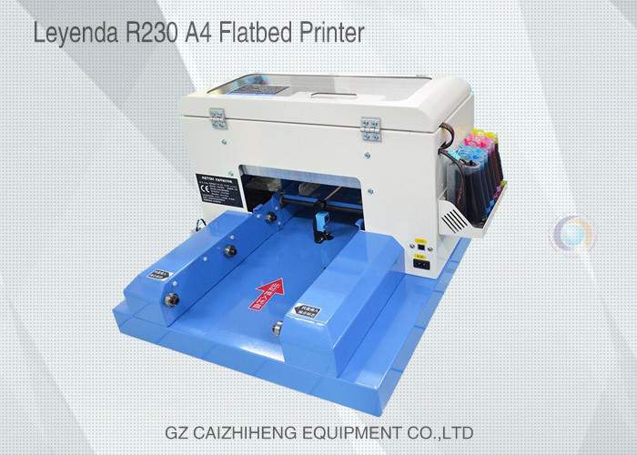 Offset A4 Small Format UV Flatbed Printer , 1440dpi Eco Solvent Printing Machine