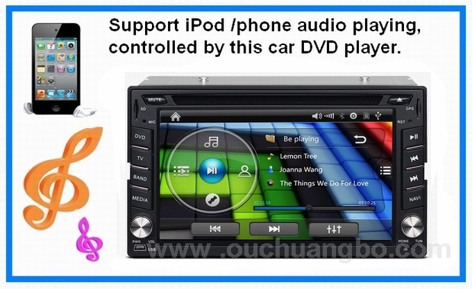 Ouchuangbo Nissan Sunny /Navara /Micra car stereo with radio TV bluetooth mp4 player OCB-2613