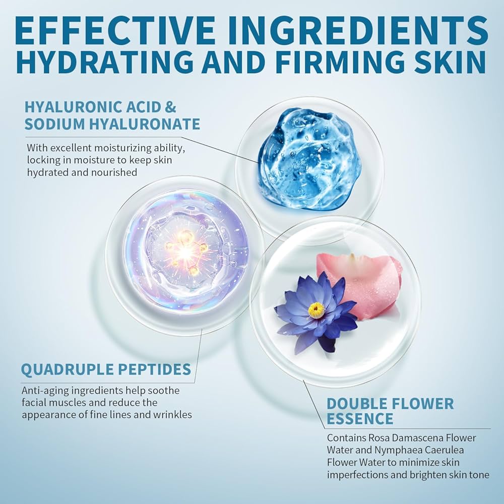 Collagen Face Mask for Moisturizing Skin Hydrating Overnight Face Mask for All Skin Types