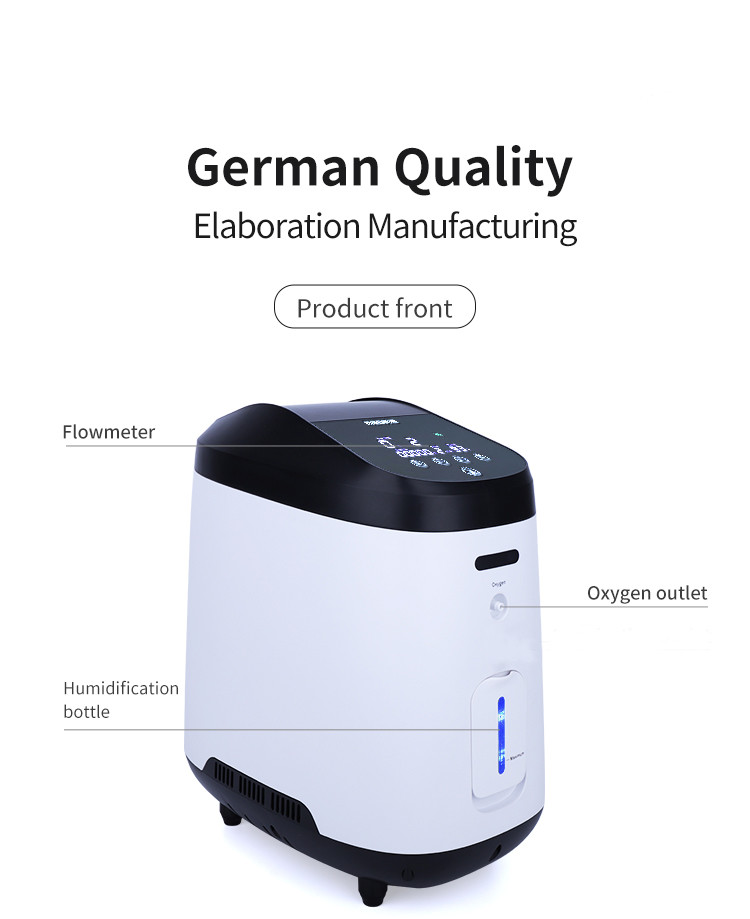 LCD Large Screen Display For Continuous, Stable, And Efficient Silent Oxygen Production Medical 9L Oxygen Generator