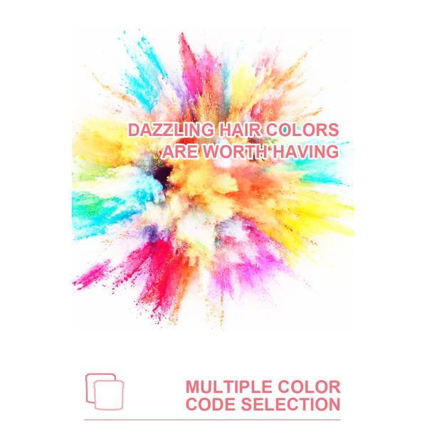 Professional Salon Use Hair Color Powder OEM/ODM Ammonia-Free Dust-Free Splendid Permanent Formula Shiny Temporary Effects