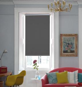 China Transparent Polyester Roller Blinds Fabric B1 Grade White Foaming Technition wholesale