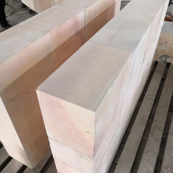 Zircon Corundum Refractory Brick Raw Crystal Glass Block Azs Brick for Glass