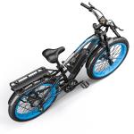 US EU STOCK 26 Inch Fat Tire Ebike 1000w 4 Tire 17Ah Big Lithium Battery All