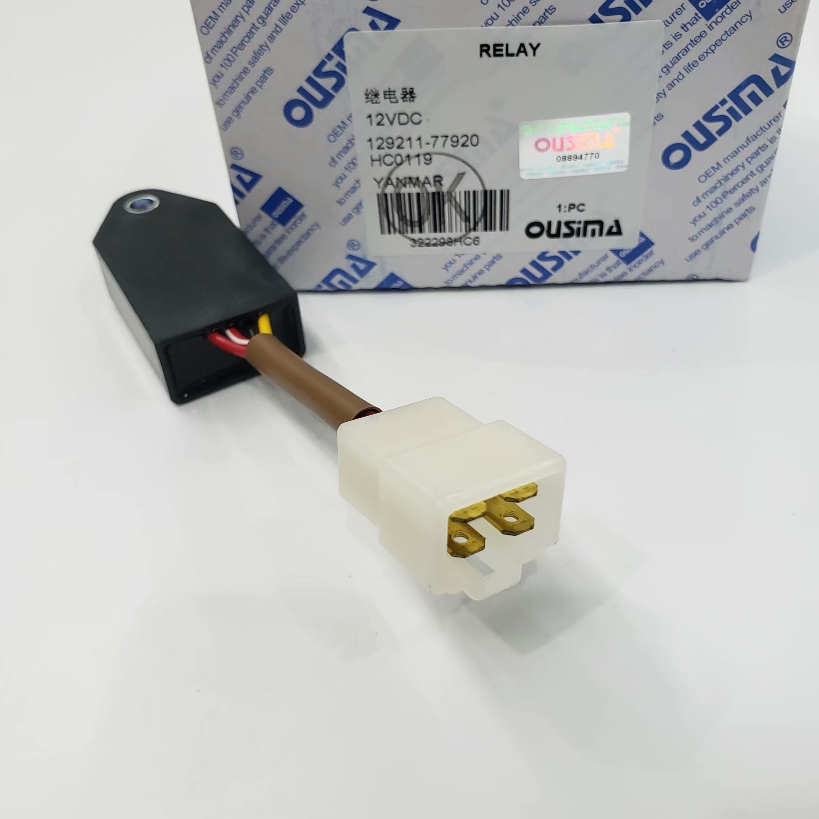 OUSIMA 129211-77920 HC0119 Timer Glow Plug Relay Timer Unit For Yanmar 129211-77920 12V