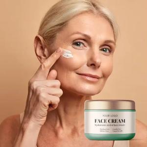 China Clear Luminous White Brightening Face Cream Collagen Aloe Vera Best Glowing Skin Cream wholesale