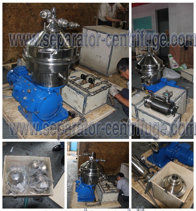 Disc Automatic 3 Phase Centrifuge Milk Fat Separator Centrifugal Milk Separator