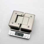 180 Degree Stainless Steel Shower Door Glass Clamp Hinge for Long Life Laundry