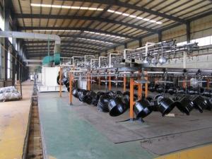 China Automatic Wheel Hub Electrostatic Powder Coating Line wholesale
