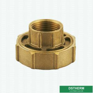 China Brass Color Female Union For Ppr Fittings Customized Designs wholesale