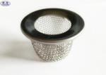 Small Stainless Steel Wire Mesh Baskets , Durable Herb Metal Wire Baskets