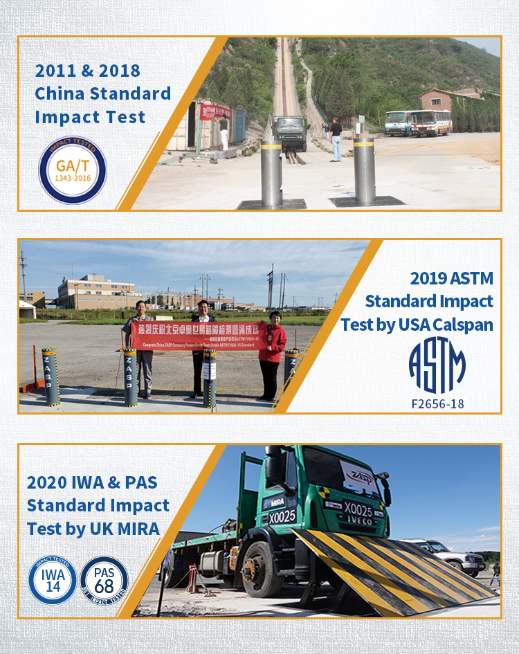 IP68 Portable Modular Vehicle Barrier For Security Protection Industry