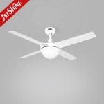 Power Source Electric 48 Inch Iron Blades Stainless Steel Ceiling Fan with LED