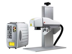 China Speed 7000mm / S Fiber Laser Marking Machine 3d 30w For Curved Surface wholesale