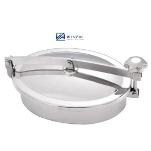 China Mini Type Manhole Oval Cover without Pressure Tanks for Stainless Steel 304 316 316L wholesale