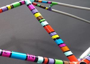 China Popular Road Bike Frame Decals , Vivid Patterns Specialized Bike Stickers wholesale