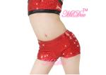 Full Sequin Pole Shorts Hip Hop Dance Outfits Biketard Dance Costume Jazz Wear