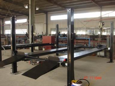 Hot Sale Simple Car Parking Lift 3.7T Four Post Car Parking Lift 1900mm Manual