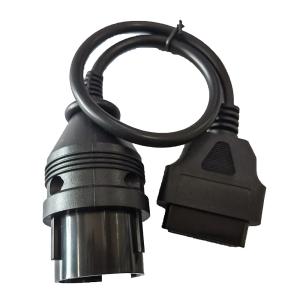 China Compatible OBD Truck Diagnostic Cables 38 Pin Length 30cm For Benz wholesale