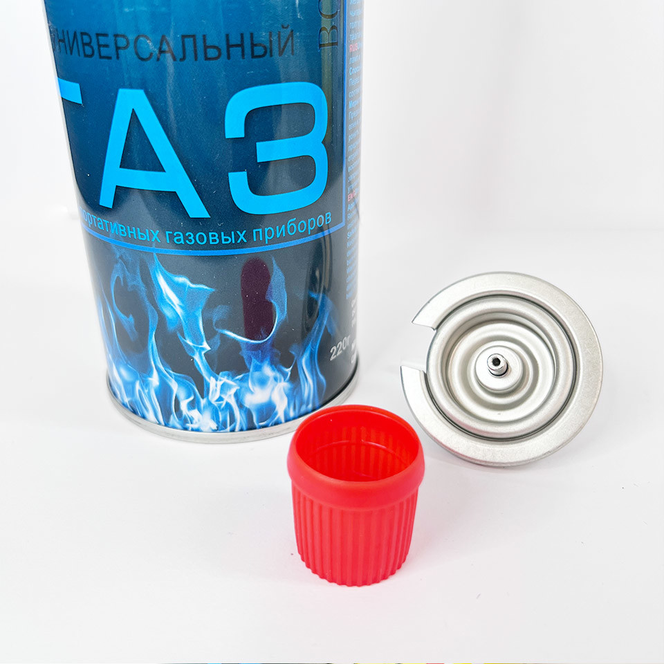 Prevent Leakage Small Tinplate Butane Gas Valve For Tin Cans And Camping Stove