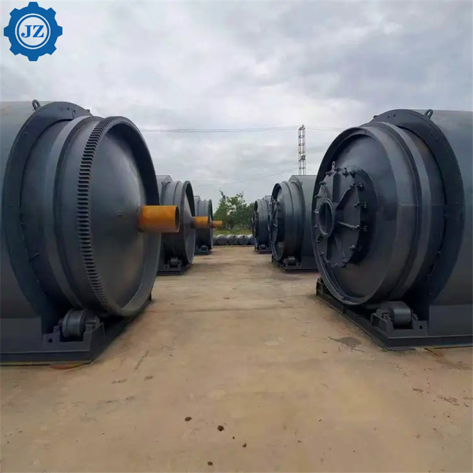 50ton Scrap Tyre Rubber Powder Pyrolysis Production Line For Fuel Oil