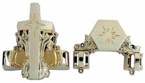 China Gold Color Casket Ornament Coffin Corner 12# LG In Light Gold Color 18K wholesale