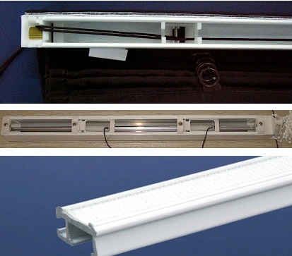 Designed Windows Roman Shades Blinds, Modern Scalloped Roller Blinds