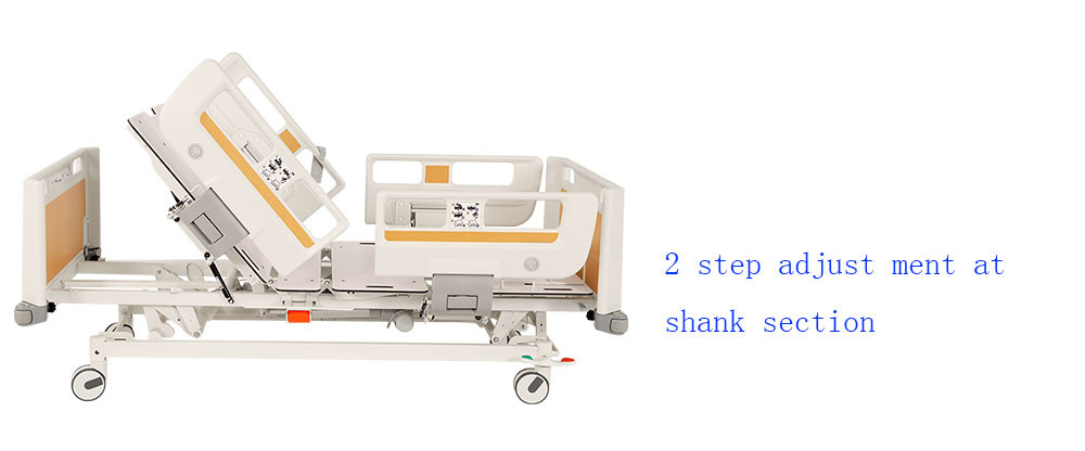 5 Function Medical Hospital Beds Electric Lifting CE ISO Approved