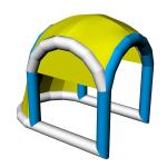 3L * 2W * 2.5Hm Small Air Sealed Inflatable Ticket Booth For Advertising