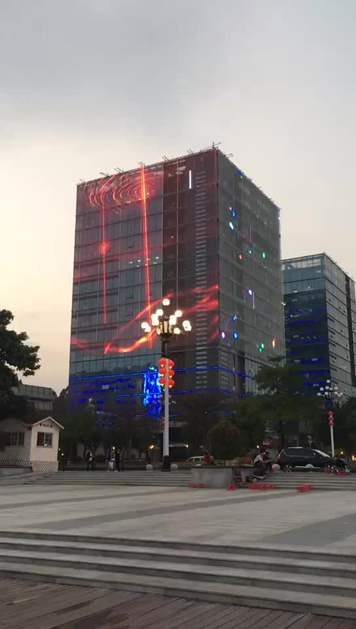 P10 Transparent Glass LED Display , Transparent Glass LED Screen Video Wall For Store